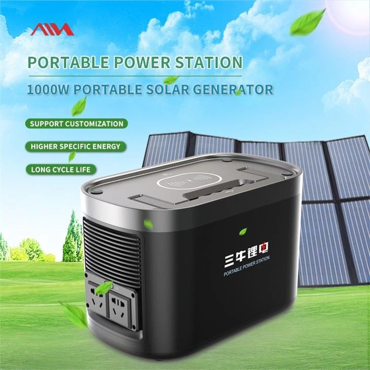 1000W portable solar generator.3