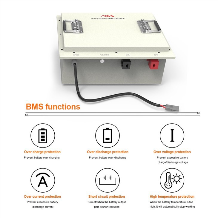 Customized LiFePO4 24V 50Ah 100Ah Floor Cleaning Machine Battery Operated Floor Sweeper Battery