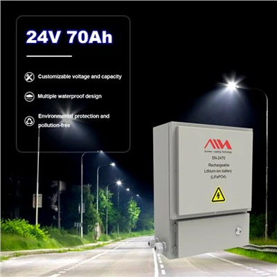 Lithium Solar Street Light Lifepo4 70ah 24v Li-ion Battery
