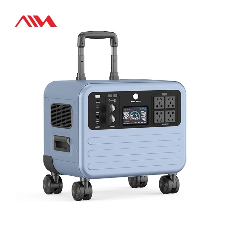 Sunnew 2304Wh High Capacity Lithium Iron Battery Accessories Solar Charging 800W Quick Charge Portable Power Station